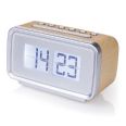 Radio reloj despertador CD-1474 alarma dual retro radio FM